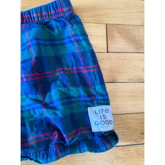 Life is Good sleep plaid shorts - Picture 3 of 4